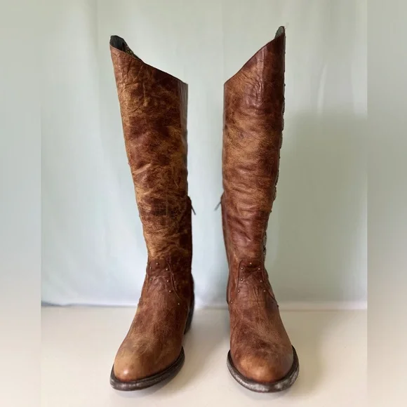 Old Gringo Brown Leather Elina Ganado Boots | W's Size 8 - Picture 4 of 8